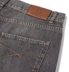 Brunello Cucinelli - Slim-Fit Denim Jeans - Men - Gray