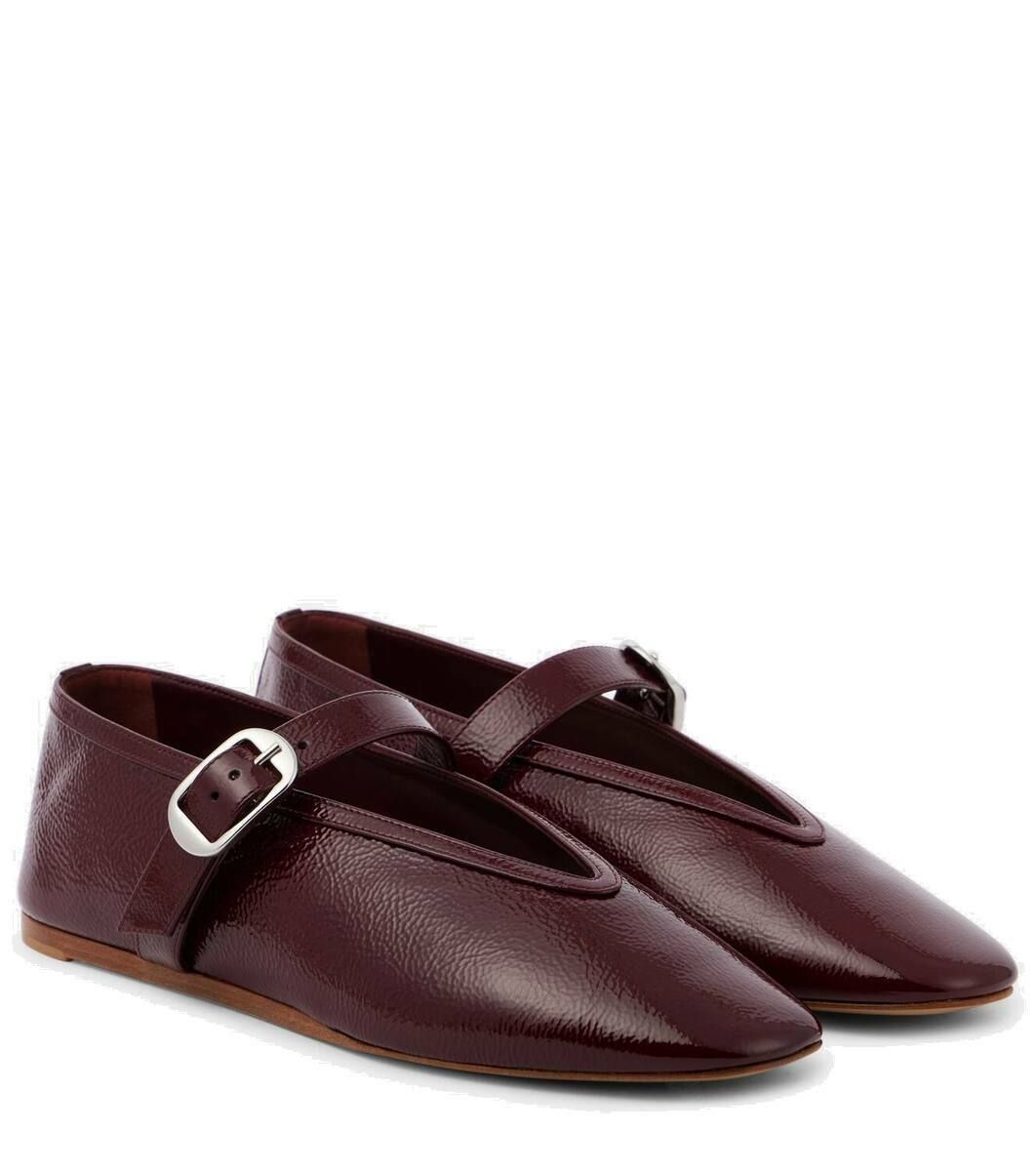 フラットシューズ LE MONDE BERYL STELLA BALLERINA PATENTE (STEPATBLA BLACK) Le Monde Beryl Stella Slipper In Black | ModeSens