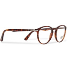 Persol - Round-Frame Tortoiseshell Acetate Optical Glasses - Men - Brown