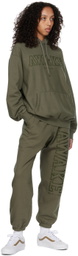 Awake NY Khaki Cotton Lounge Pants