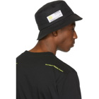 Marcelo Burlon County of Milan Black Starter Edition Label Bucket Hat