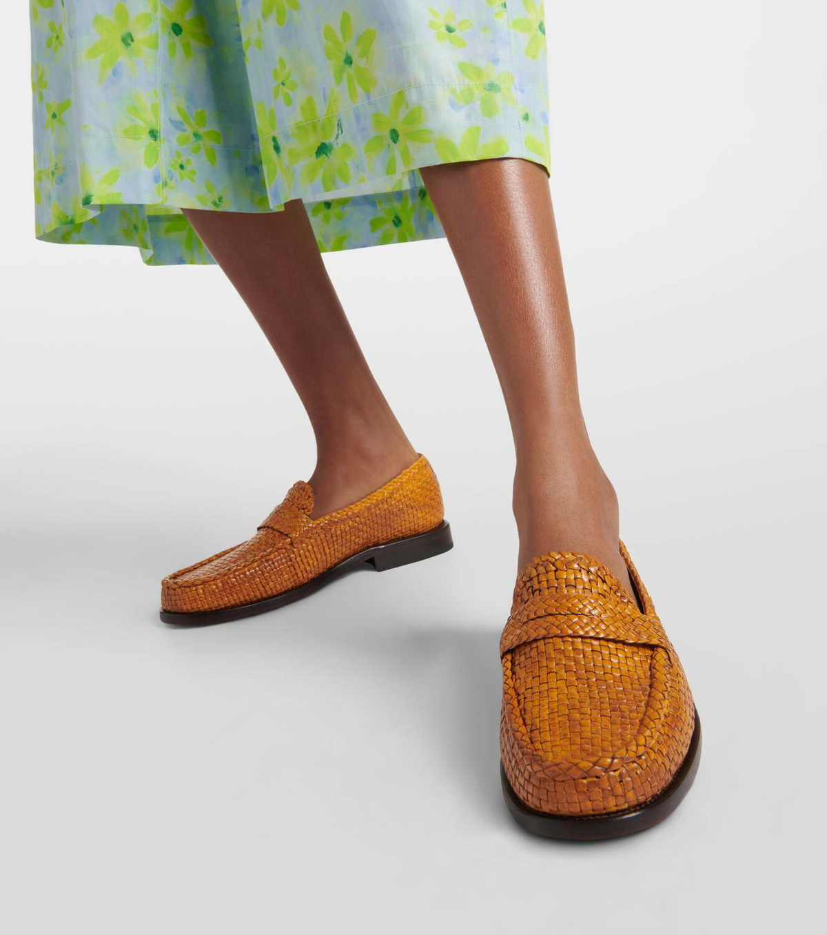 marni green loafers