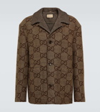 Gucci Maxi GG wool jacquard jacket