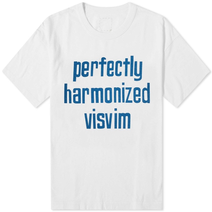 Photo: Visvim Men's Perfectly Harmonised Jumbo T-Shirt in Blue