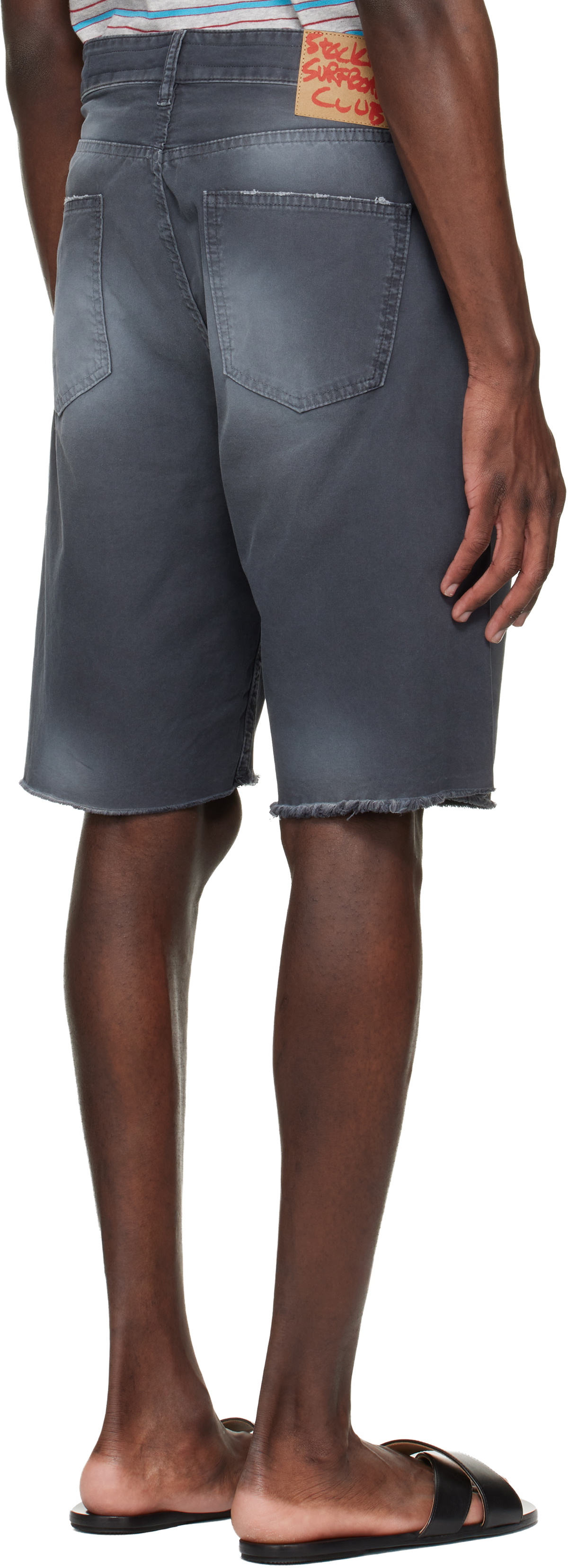 Stockholm (Surfboard) Club Black 5-Pocket Chino Shorts