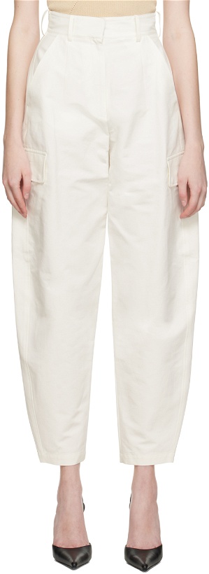 Photo: LVIR White Flap Pocket Trousers