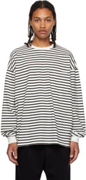 The Frankie Shop White Cody Long Sleeve T-Shirt