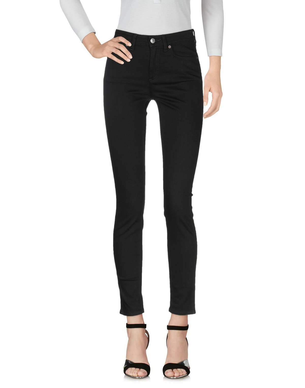 Acne Studios Blå Konst Womens Jeans in Black