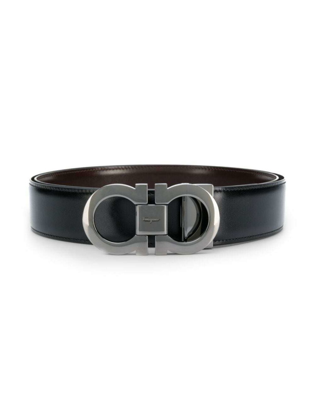 Photo: FERRAGAMO - Gancini Adjustable Leather Belt