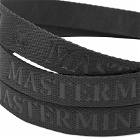 MASTERMIND WORLD Men's Tape Belt in Black