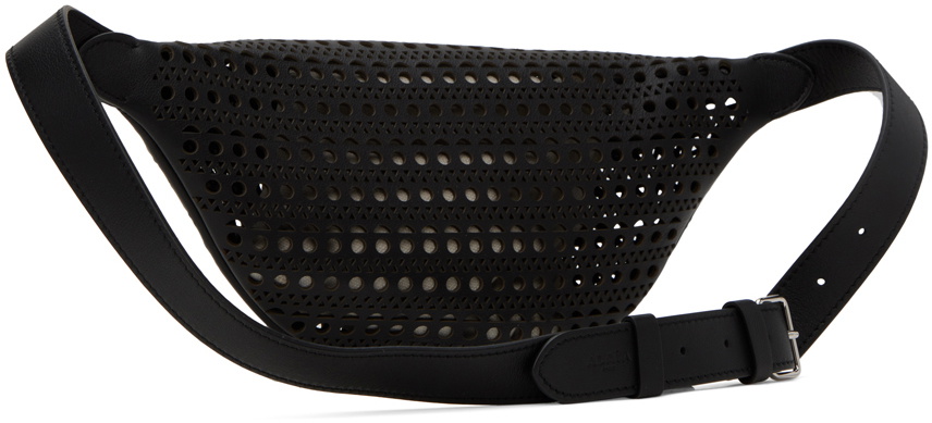 ALAÏA Black XS Perforated Belt Bag