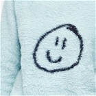 Etre Cecile Women's Smiley Fluffy Boyfriend Knit in Blue/Navy