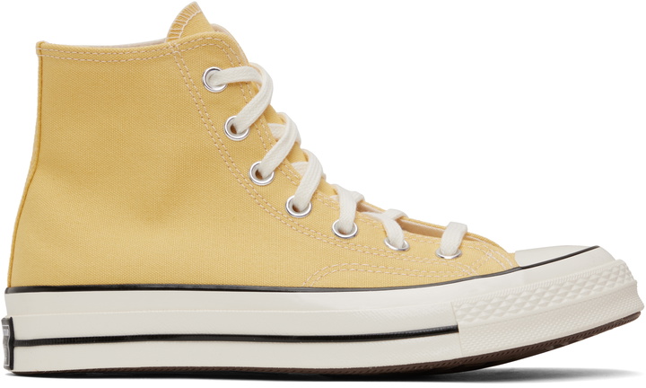 Photo: Converse Yellow Chuck 70 High Top Sneakers