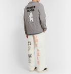 Human Made - Logo-Print Nylon Jacket - Gray