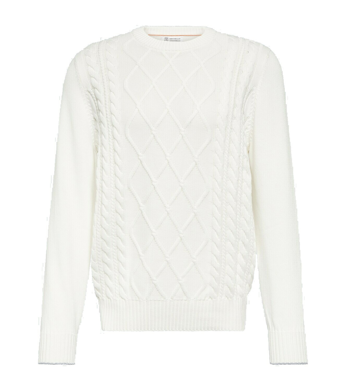 Brunello Cucinelli Cable-knit cotton sweater Brunello Cucinelli