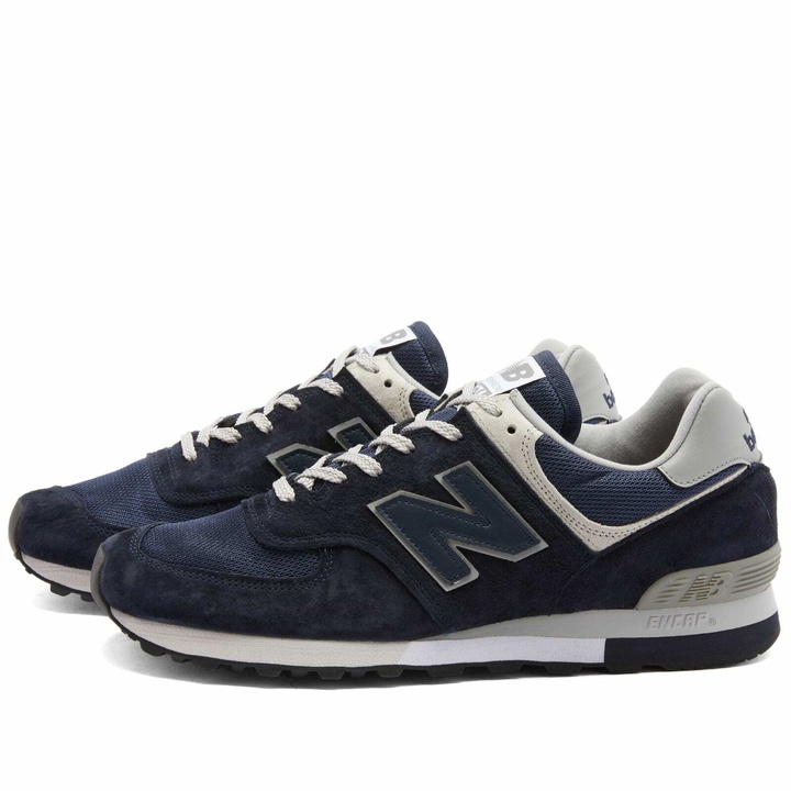 Photo: New Balance OU576PNV - Made in UK Sneakers in Navy/Grey