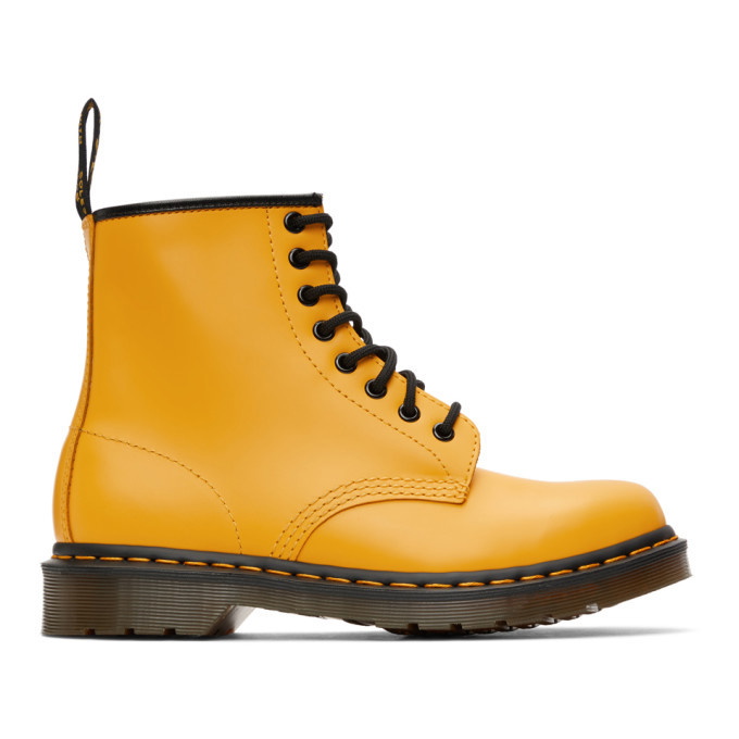 Photo: Dr. Martens Yellow 1460 Boots