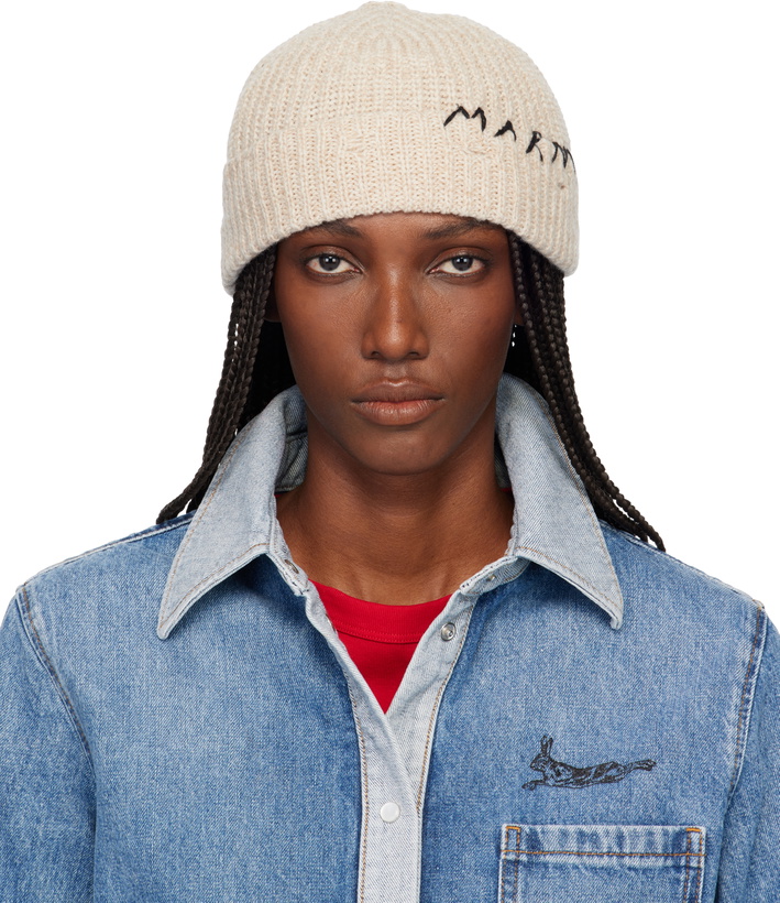 Photo: Marni Beige Wool Beanie