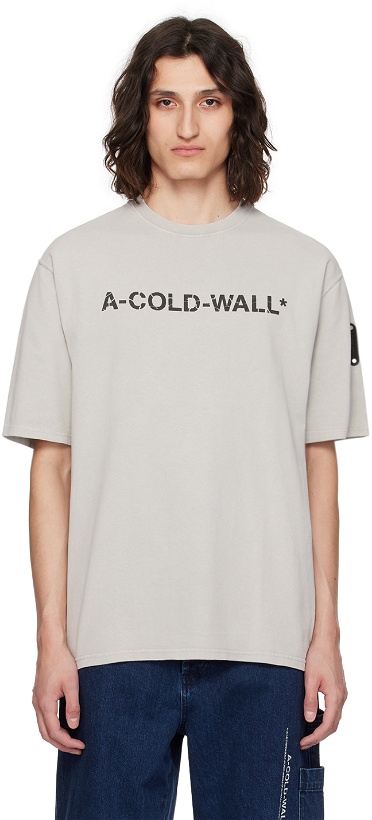 Photo: A-COLD-WALL* Gray Overdye T-Shirt