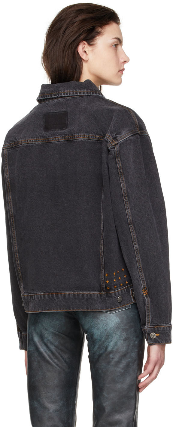 Ksubi Black Denim Jacket Ksubi