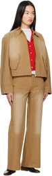 Holzweiler Tan Juno Workwear Jacket