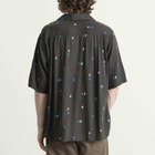 Unlikely Dry Goods Men's Argyle Rayon Shirt in Charcoal