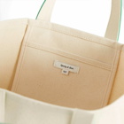 Sporty & Rich Men's Crown Logo Two Tone Tote Bag in Natural 