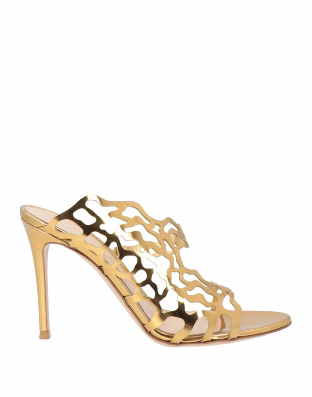 Photo: Gianvito Rossi Womens Sandals in Gold