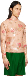 EGONlab Pink Sequin Turtleneck