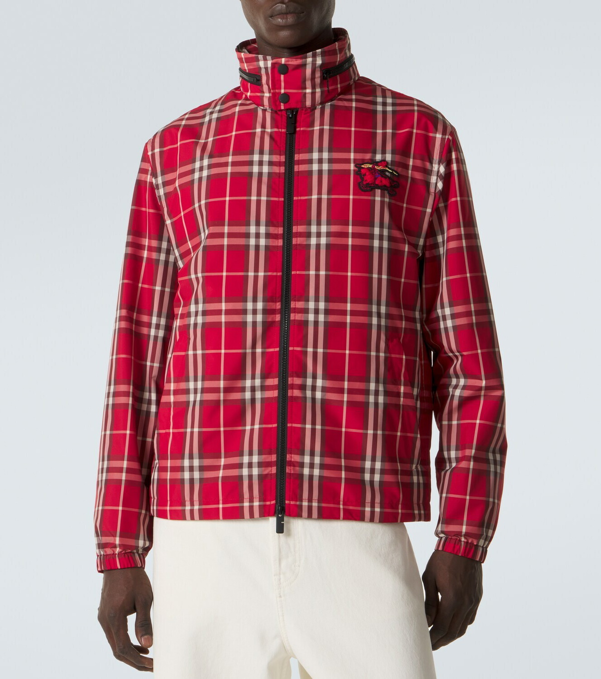 Burberry Burberry Check technical blouson jacket
