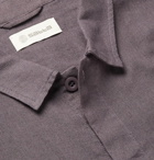 Satta - Paseo Linen and Cotton-Blend Shirt - Purple