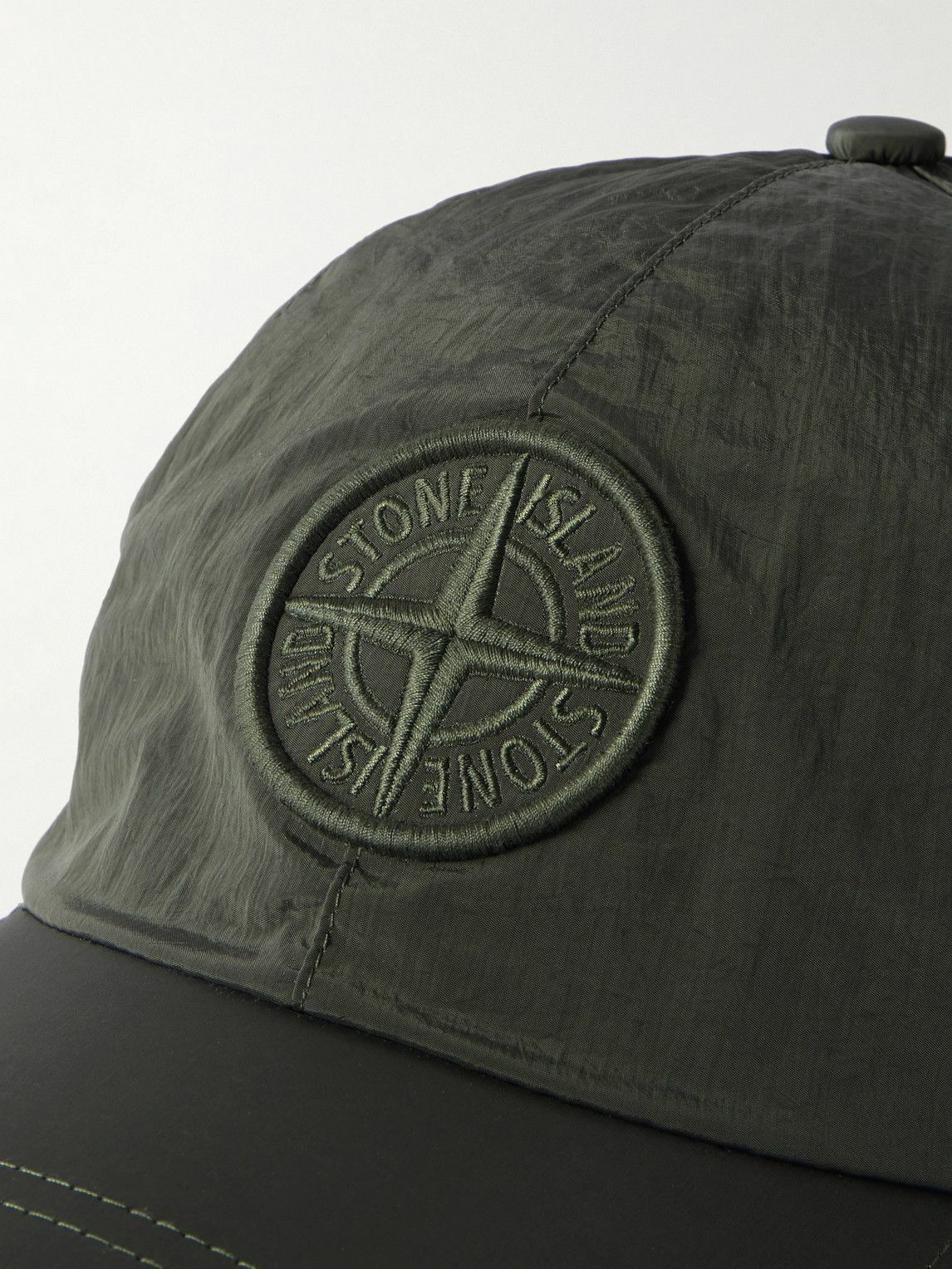 Stone Island - Logo-Appliquéd ECONYL® Nylon Metal Cap - Green