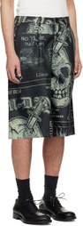 LU'U DAN Black Wide Leg Shorts