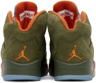 Nike Jordan Green Air Jordan 5 Sneakers