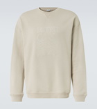 Loewe Anagram embroidered cotton sweatshirt
