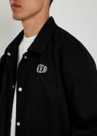 Bode Logo-embroidered Cotton-twill Track Jacket Black