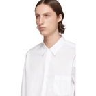 Comme des Garcons Homme White Cotton Pocket Shirt