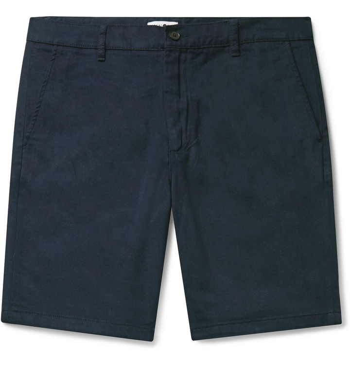 Photo: NN07 - Crown Lyocell Shorts - Blue