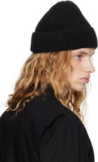 Ann Demeulemeester Black Malin Wool Beanie