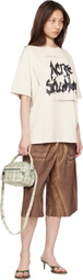 Acne Studios Off-White Gothic Logo T-shirt