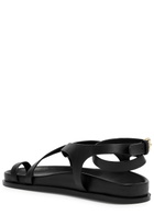 A.emery Jalen Slim Leather Sandals Black