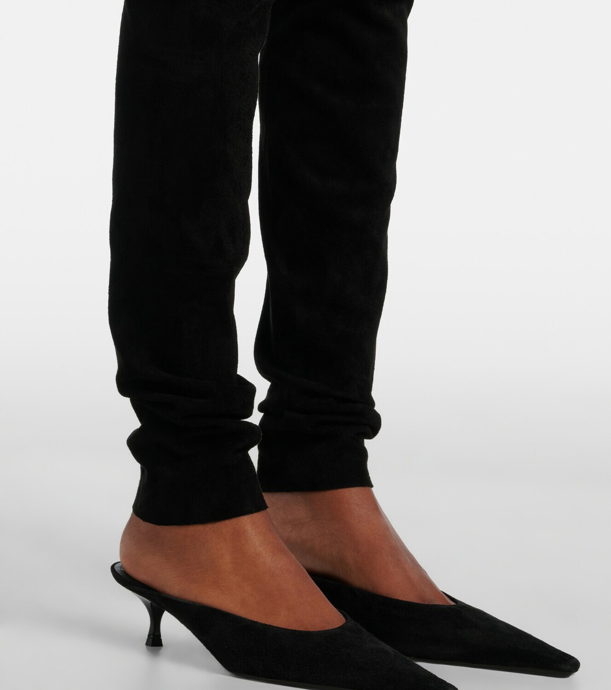 Stouls Carolyn mid-rise suede leggings