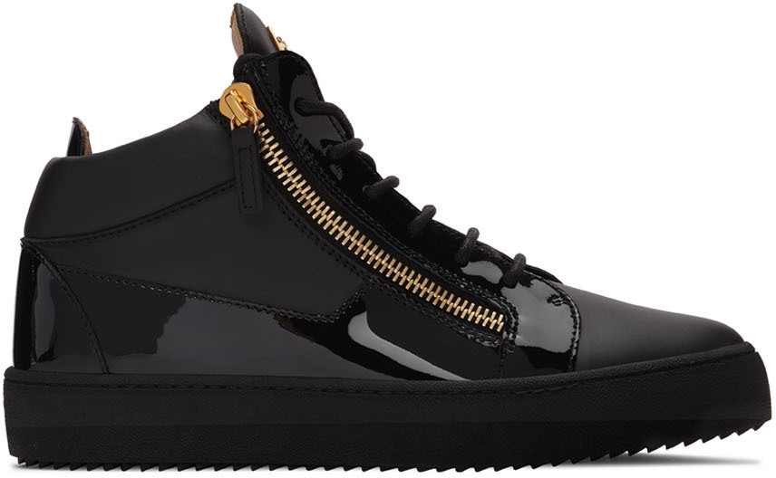 Giuseppe Zanotti Black May London High Sneakers