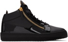 Giuseppe Zanotti Black May London High Sneakers