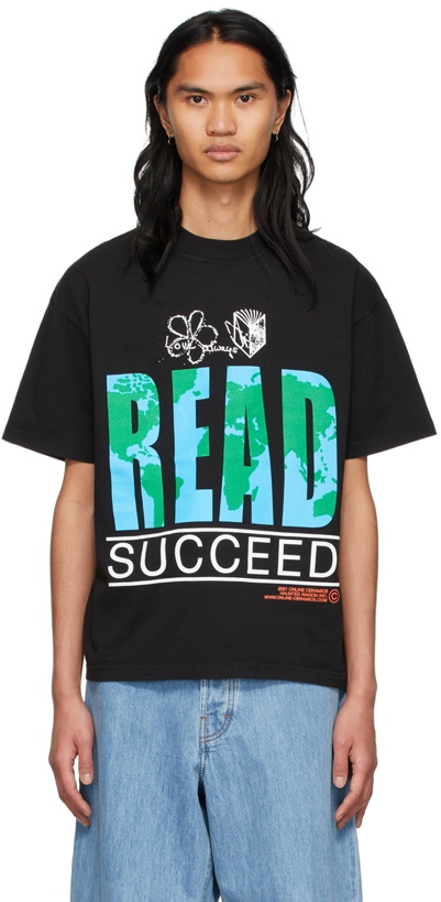 Photo: Online Ceramics Black Reading Is Fundamental T-Shirt