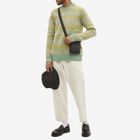 NN07 Men's Hugo Patterned Crew Knit in Dusty