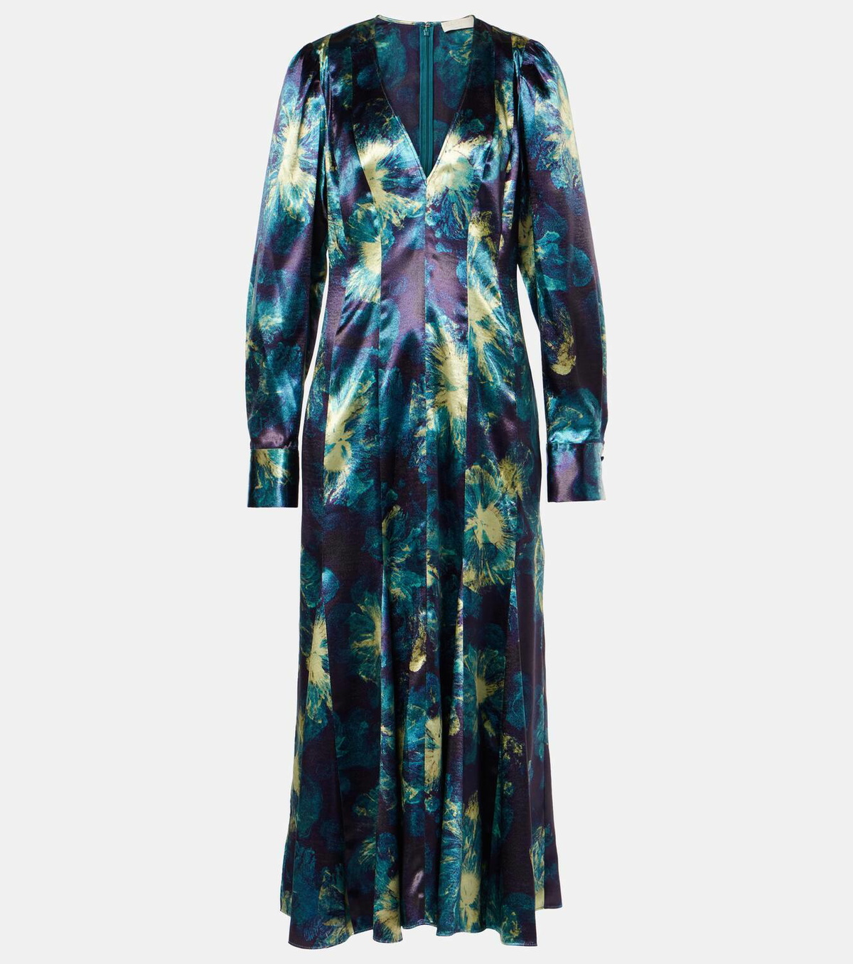 Ulla Johnson
 Rose Shirred Satin Dress main image 1
