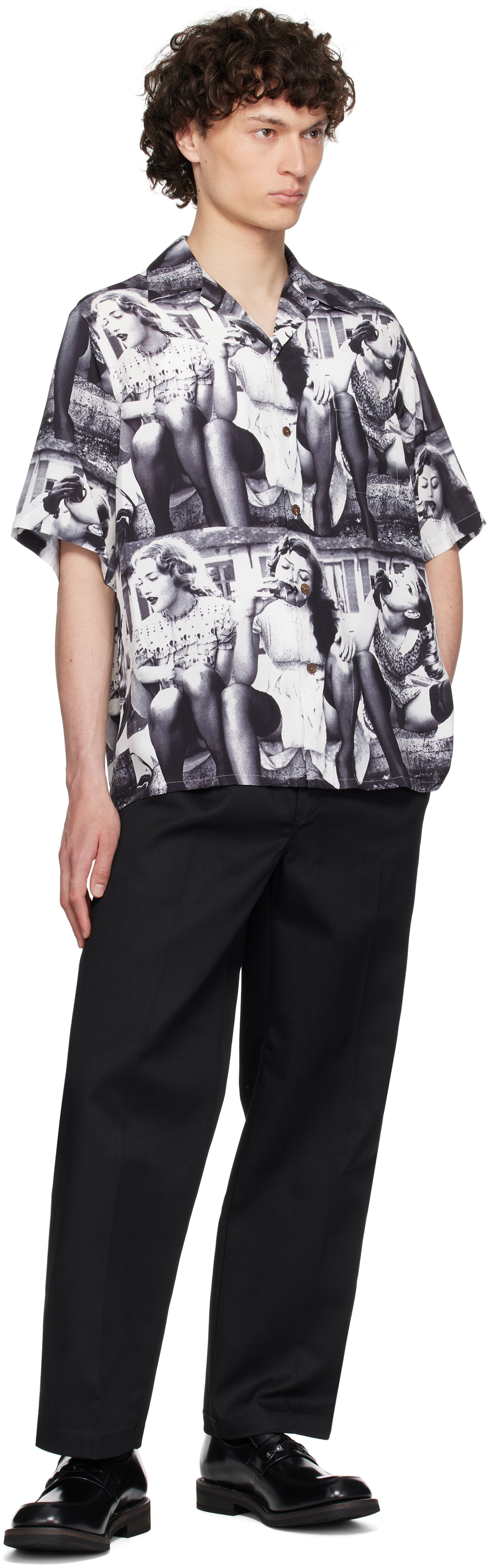 WACKO MARIA × ELLEN VON UNWERTH Tシャツ　黒 Wacko Maria - Ellen Von Unwerth Crewneck T-shirt (Type-2