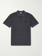 Burberry - Eddie Cotton Polo Shirt - Gray