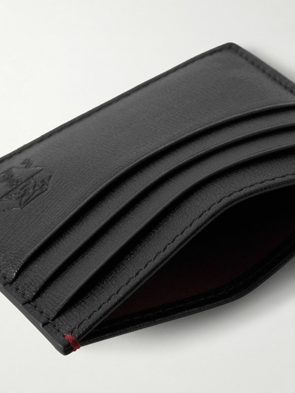 Brunello Cucinelli - Pebble-Grain Leather Cardholder